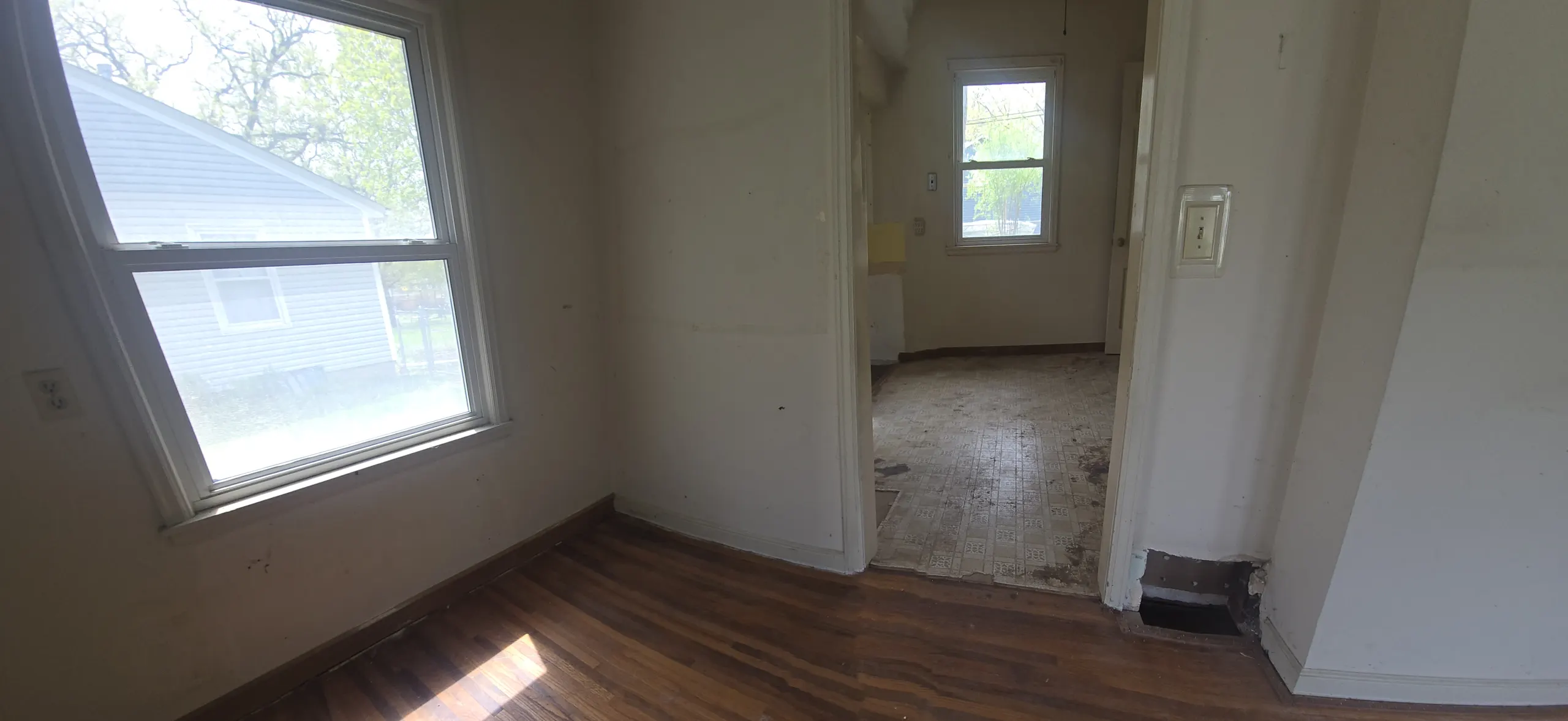 Apartment interior representing a completed turnover in Saint Paul